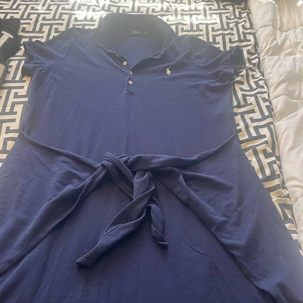 Polo Ralph Lauren Polo Style Dress with “sleeve tie waist” XL